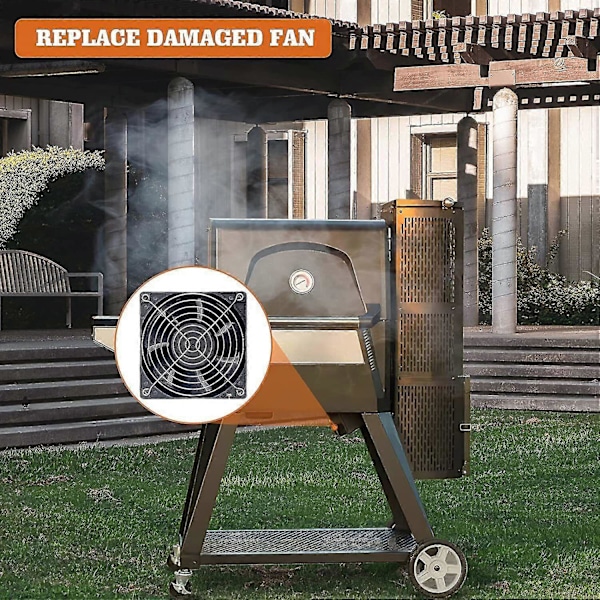 Fläkt för Masterbuilt 560/800/1050 Xl Digital Kolgrill Rök