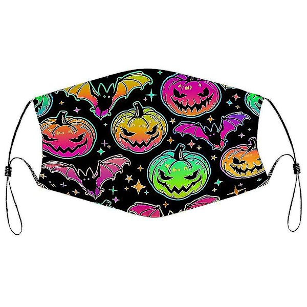 5 st Tvättbara Masker Dammtäta Ansiktsmasker För Halloween Kostym #yg
