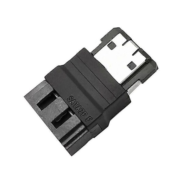 eSATA till SATA-adapter 7p Hona eSATA till Hane SATA-kontakt för snabbare dataöverföring Hög hastighet