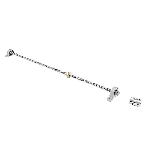 T8 8mm 500mm Längdskruv med Mutter, Monterat Lagerbock CNC Set För 3D-Skrivare jn