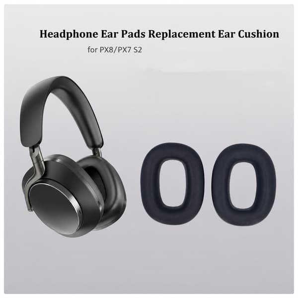 Bowers & Wilkins PX7S2 PX8 Ørepuder Ægte Læder Sort 10