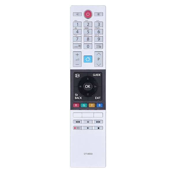 Toshiba CT-8533 LED HDTV Fjärrkontroll Ersättning för 24L2863DB / 32L2863DB / 40L2863DB