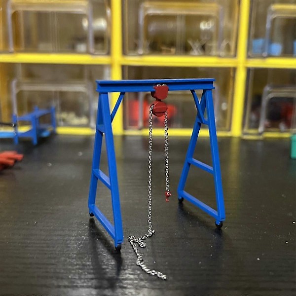 1/64 Skala Diorama Bilgarage Verkstad Underhållsverktyg Rekvisita Display Scenmodell