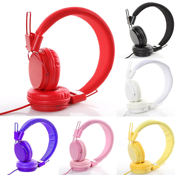 Ep05 Trådbundna Hörlurar Hög Ljudkvalitet Brusreducering Vikbara 3.5mm Stereo Gaming Headset För Dator - FÄRG: Vit