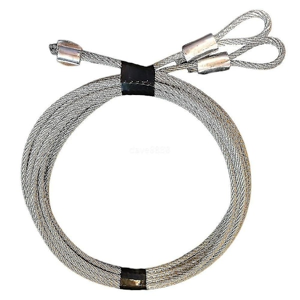 Turvallisuus Garage Door Extension Cable Kit Galvanized Steel Braid S Hooks