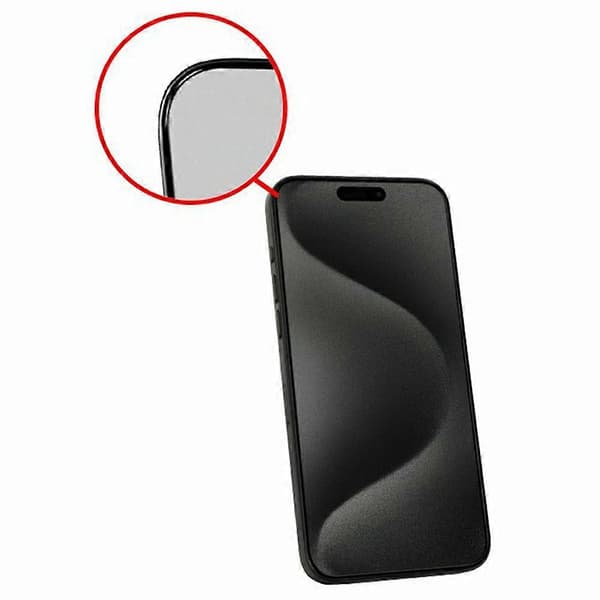 KZDOO iPhone 16 Pro Maxille - Anti-Peep - Temperoitu lasi näytönsuoja - Täysliima - Silkkipainatus