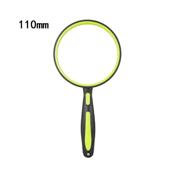 Portable Green Magnifying Glass 110mm Diameter Lens is Suitable for Reading Books and Newspapers fo