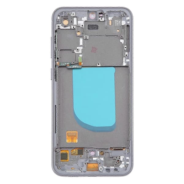 Til Samsung Galaxy S23 FE SM-S711B 6,43 tommer OLED LCD-skærm Digitizer Fuld samling med ramme (sort)