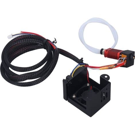 Hotend opgraderingssæt til Ender 3 3D-printer, inklusive varmeblok, dyse og langdistance PTFE-rør