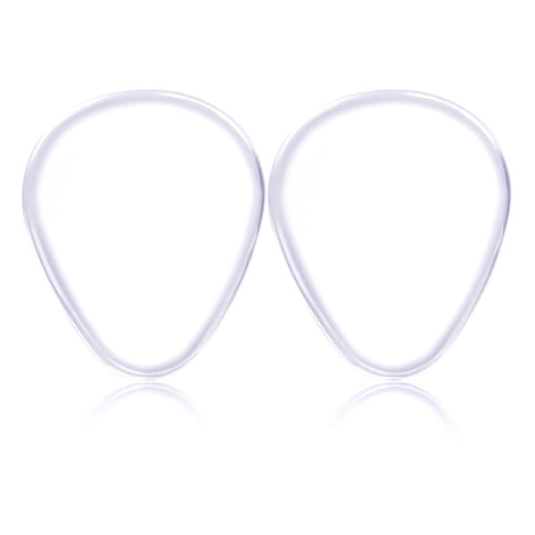 Shock-absorbing forefoot pad insert 1 pair Transparent