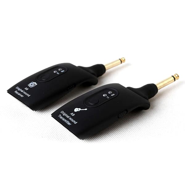 2.4GHz Trådløst Gitarsystem Oppladbar Digital Gitar A9 Sender og Mottaker for Elektrisk G