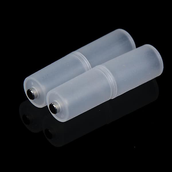 12 stk. AAA til AA Størrelse Celle Batteri Konverter Adapter Holder Case Switcher #yg