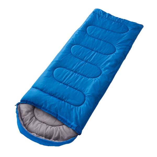 Voksen utendørs vinterkonvolutt sovepose fortykket varm bærbar campingsovepose blå