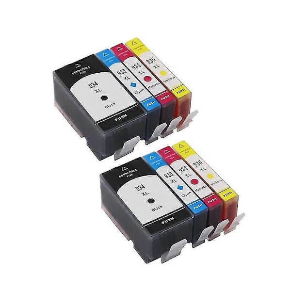 Högkvalitativa 8st bläckpatroner för HP 934 935 för HP934 för HP935 934xl 934xl för HP Officejet Pro 6230 6830 6835 6812 6815 6820 skrivare