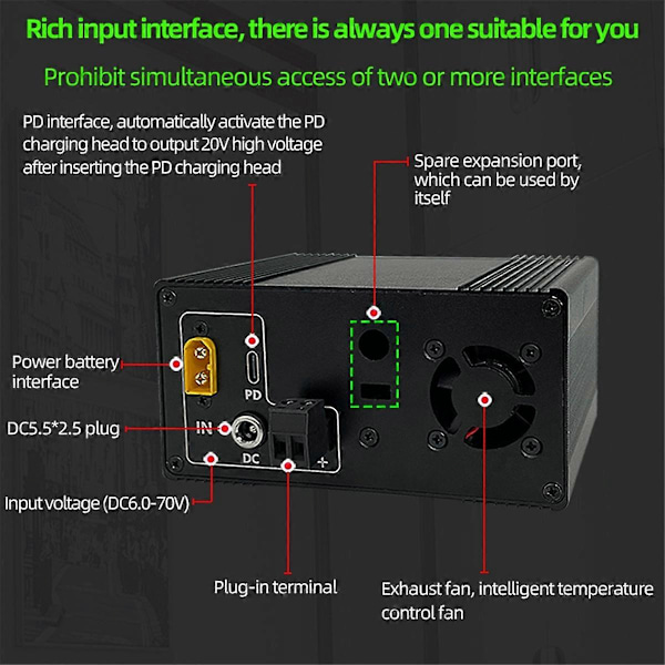 XY6509 CNC Säädettävä DC-säädin Virtalähde Vakiovirtajännitteen Buck-moduuli 65V9A5