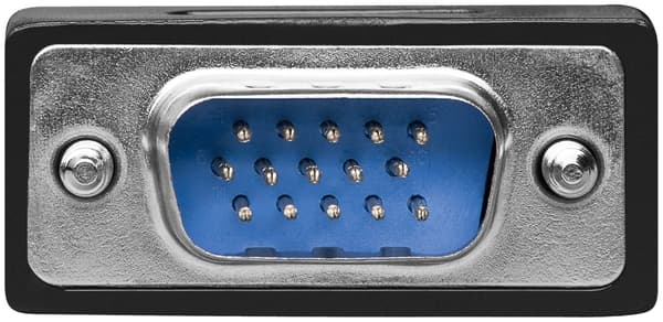 Analog DVI/VGA-adapter, nikkelbelagt