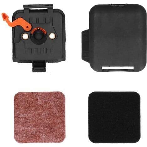 Luftfilterdeksel + base + bomull motorsagtilbehør for luftfilter til Stihl HS80 FS80 FS85