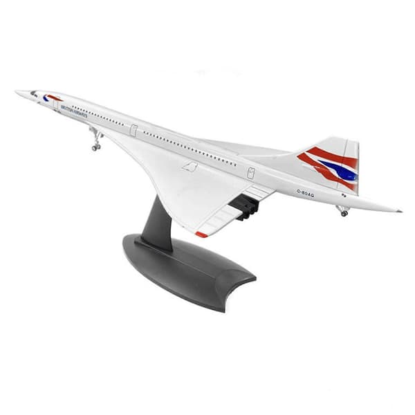 1/200 Concorde Supersonic Passagerfly Air British Airways Model til Statisk Fremvisning Samling