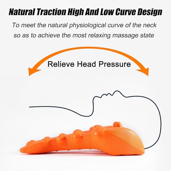 Trapezius Triggerpunkt Massager, Triggerpunkt Relaxer för Nacke och Axlar, Suboccipital Release Tool för Trapezius Smärtlindring och Cervikal Ryggrad