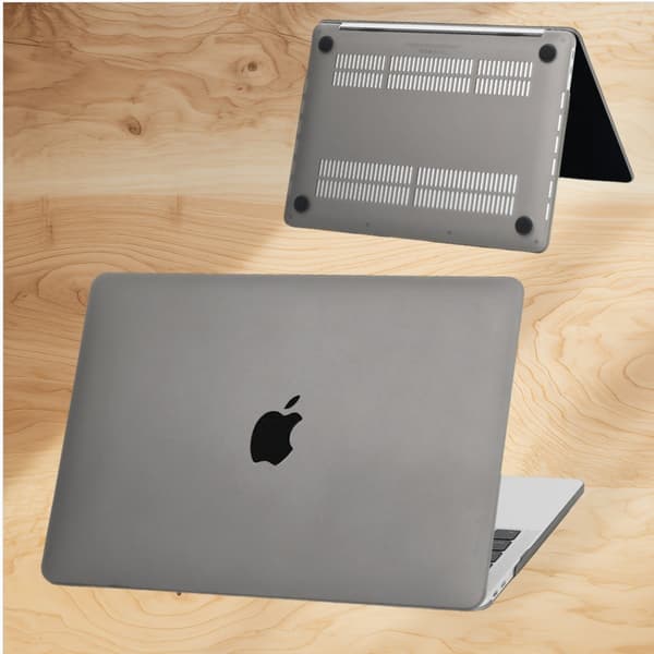 Compatible with MacBook Air 13\" (2025-2022) Case - Grey Matte Shell for A2681/A3113/A3240
