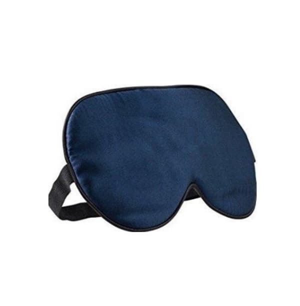 Sovmask 100% siden Mörkblå