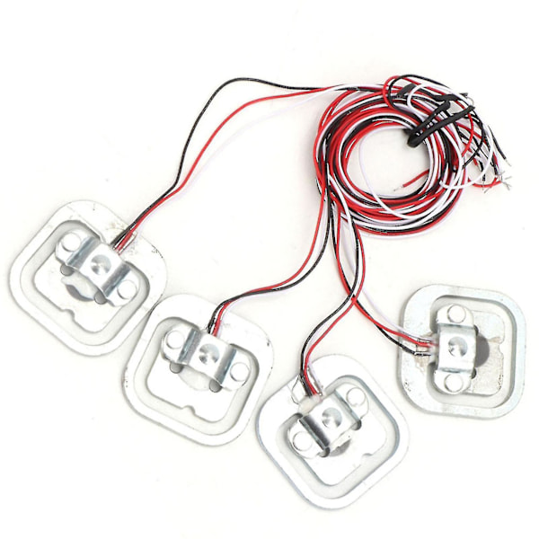 Hx711 Modul 4 st Personlig 50kg Halvbrygga Töjningsgivare Viktsensor Set