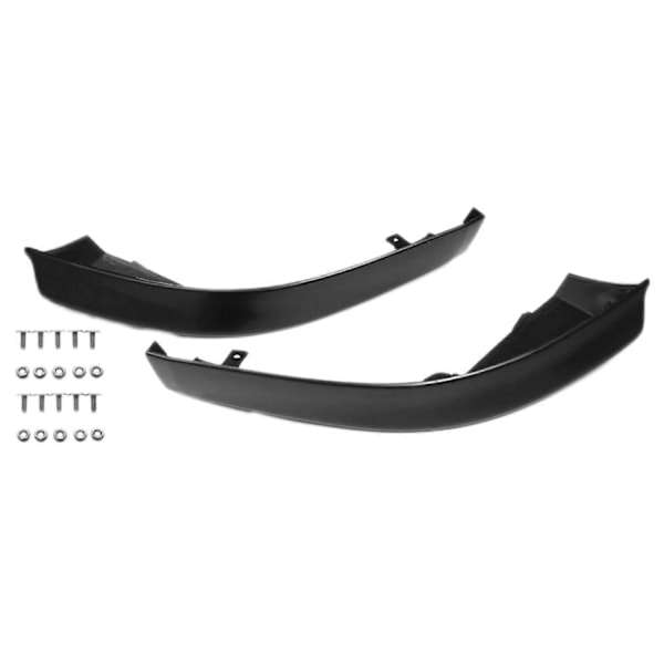 2 st Bil Främre Stötfångare Splitter Läpp Spoiler Body Kit Diffuser Skydd Svart för 2008-2015