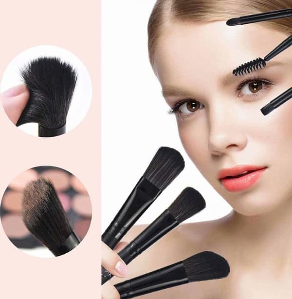 32-dele professionelt makeupbørstesæt, kosmetikbørster til foundation, ansigtsbørster