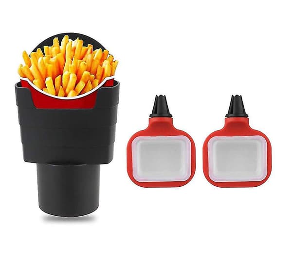 Pommes Frites Ställ Såskopp Hållare #yg