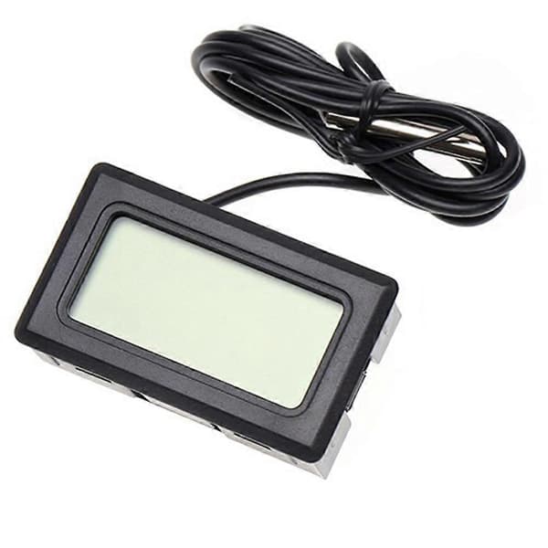 Bilinteriør Termometer Digital LCD-Skjerm Akvarium Temperaturmåler Verktøy