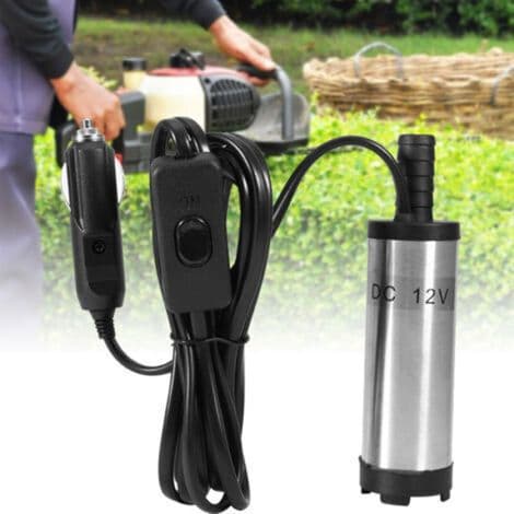 38 mm elektrisk vattenpump i rostfritt stål DC oljeöverföringspump för jordbruksutrustning 12V
