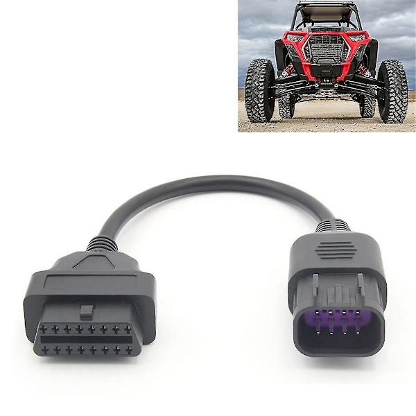 8-pin till 16-pin OBD2-kabeladapter för Rzr / / General / Sportsman / / Diagnostisk adapter