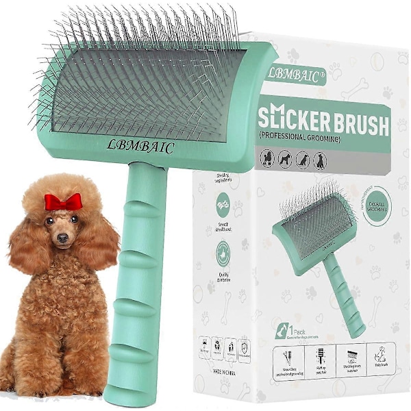 Supertett Myk Børste for Tykk og Lang Pels - Doodle Pelsbørste for Fluff, Felling, Floker på Goldendoodles - 25mm (1\")