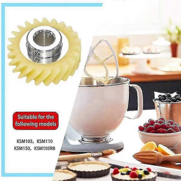 Mikservormutstyr kompatibel med KitchenAid Stand & 2 par motorbørster