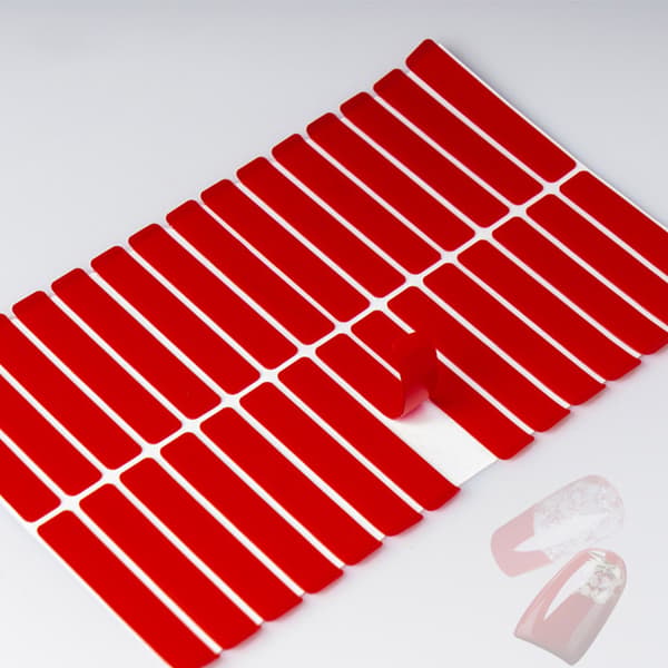 Double-sided Adhesive Nail Tabs for Press-on Nails, 58mm x 10mm (30 pcs/sheet), 10 Sheets