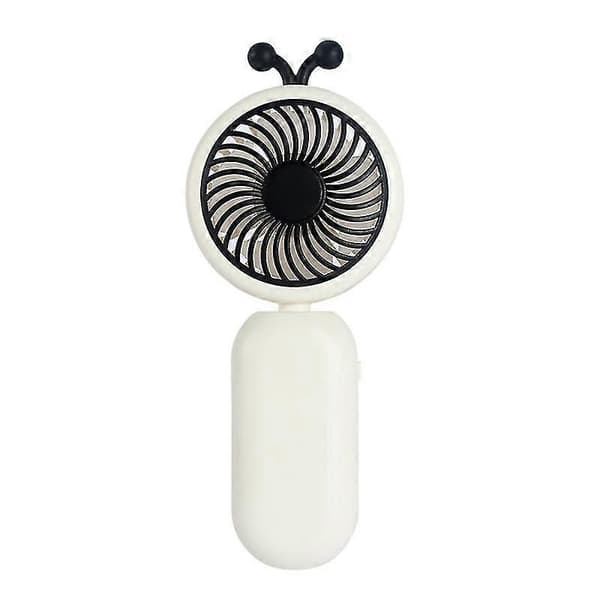 Mini Håndholdt Ventilator Lommeventilator Genopladelig USB Ventilator Rejsevenlig Køleventilator - FARVE: Sort