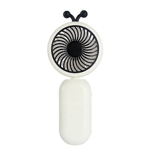 Mini Kannettava Tuuletin Taskutuuletin Ladattava USB-tuuletin Matkaystävällinen Jäähdytystuuletin - VÄRI: Musta