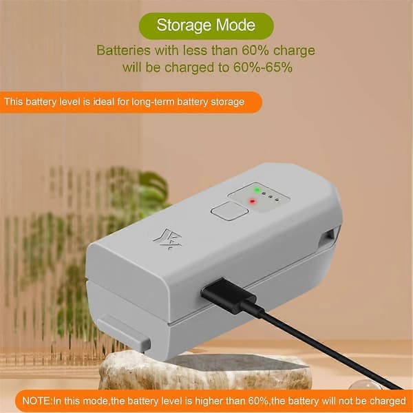 Til DJI NEO Drone Batterioplader USB & Type-C Opladningsbase Bærbar