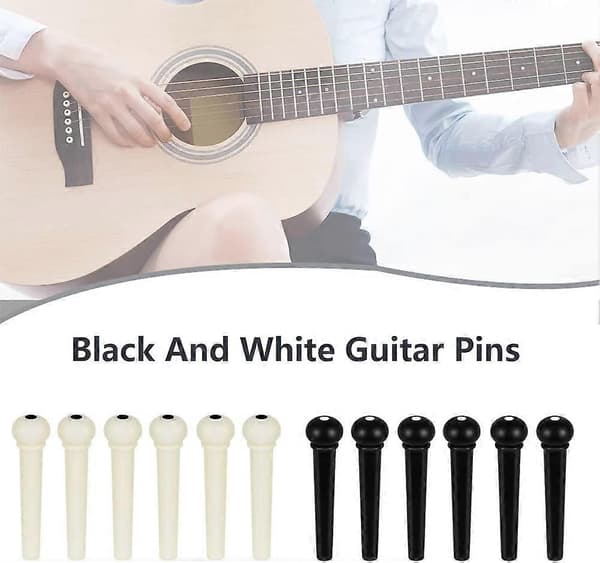 Dww-12 STK Gitarbrostifter, Gitarpinne, Akustisk Gitarpinne, Folk Gitarpinne, for Erstatningstilbehør for Strenger