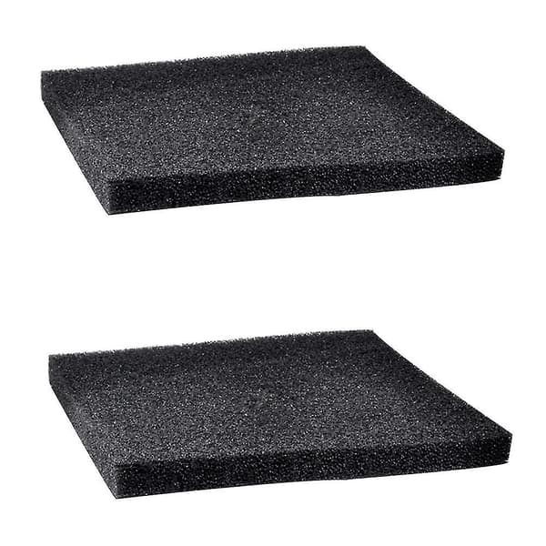2 stk. Tyk Fisketank Filter Svamp Filter Pad Aktivt Kul Filter Materiale