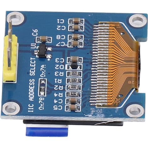 0,96-tommer 4-benet skærmmodulsæt med I2C-bus og OLED-modul til Raspberry Pi