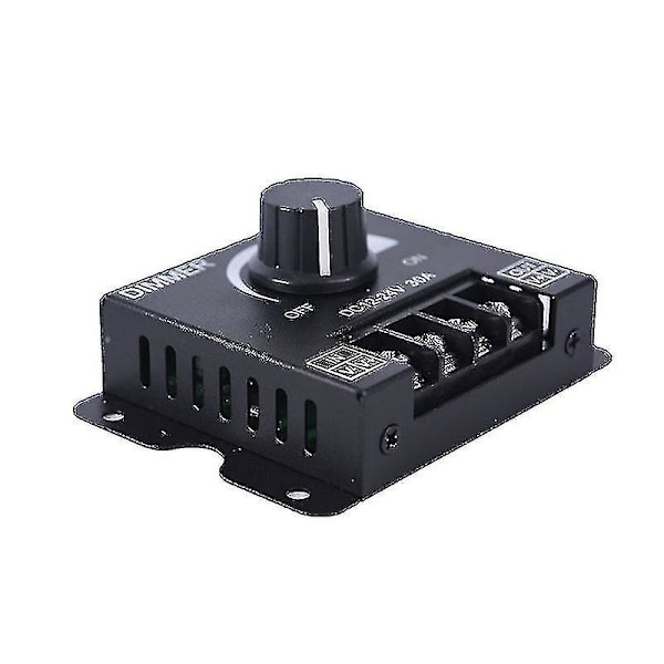 1 stk. DC12V/24V 30A LED Switch Lysdæmper Controller Til LED Strip Enkelt Farve Sort #yg