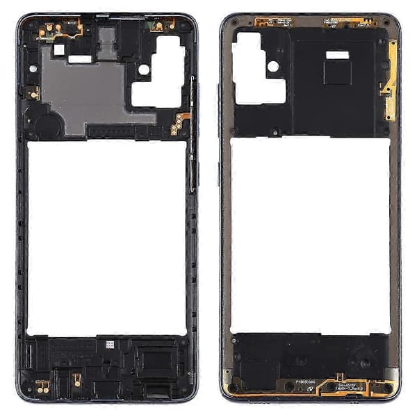 För Samsung Galaxy A51 Mellanram Båge Platt (svart)