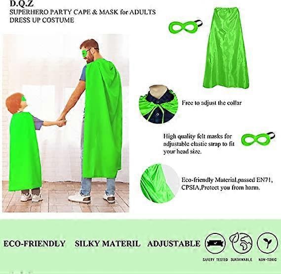 Voksne Superhelte Kapper Og Masker   Kostumer Voksen Kappe Superhelt Festkapper