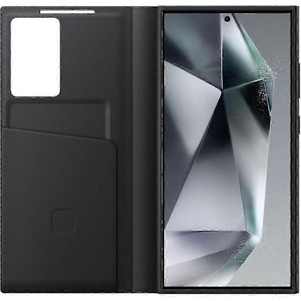 Smart view kortholder etui til Galaxy S23 Ultra sort
