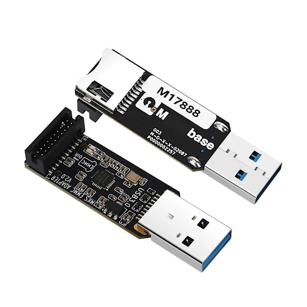 MKS EMMC-ADAPTER V2 USB 3.0 kortinlukija MKS EMMC-moduulille, Micro-SD TF-kortille, MKS Pi:lle ja MKS SKIPR:lle