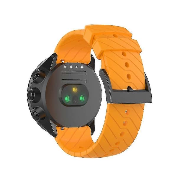 24mm Udskiftningssilikone Universal Urrem Smartwatch Rem Til Suunto 9 - FARVE: Grå