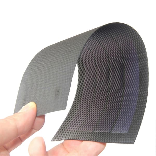 1W 6V Fleksibelt solcellepanel Lite Tynt Amorft Silisium Solcelle DIY Vanntett Camping Bærbar Strøm Solcellepanel Kompatibelt for Lys Vifte Hage P