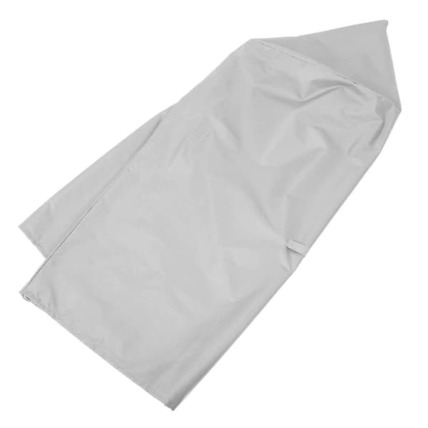 Grått Vattentätt Flismaskinskydd Kraftigt Oxford Utomhusbruk 110X85X85CM 1Set
