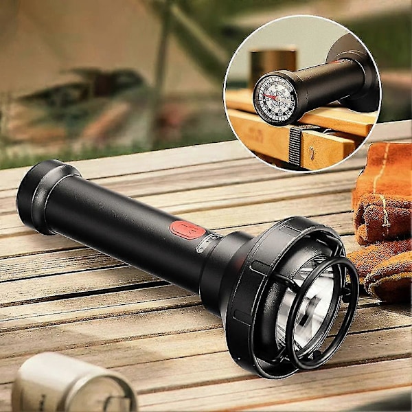 Ficklampa Utomhus LED Ficklampa Super Stark Uppladdningsbar Retro Design